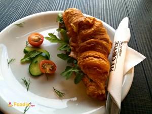 Croissant with Salmon