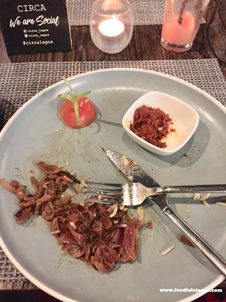 Circa Lagos Lekki Menu
