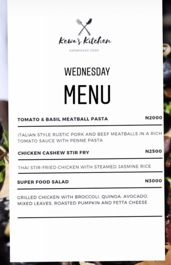 Kewa's Kitchen Lagos