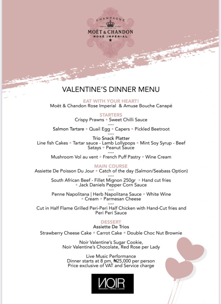 Valentine's Day 2020 in Lagos Guide