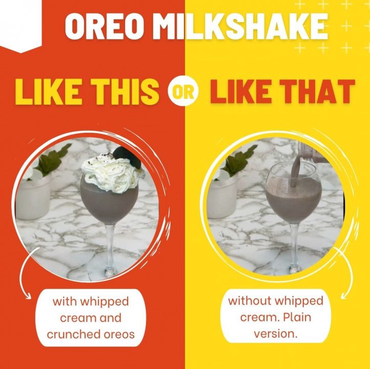 Oreo Milkshake