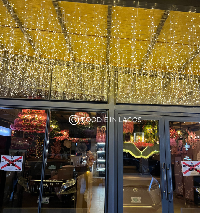 Front View of Pentagram Chinese Restaurant Lagos