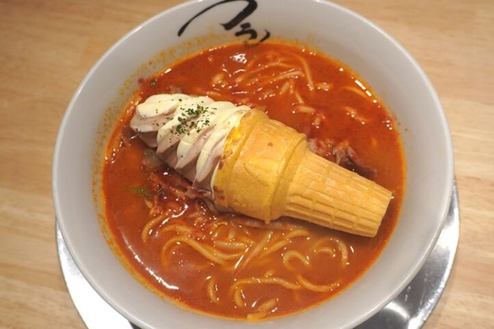 Ice cream in a Bowl of Noodles