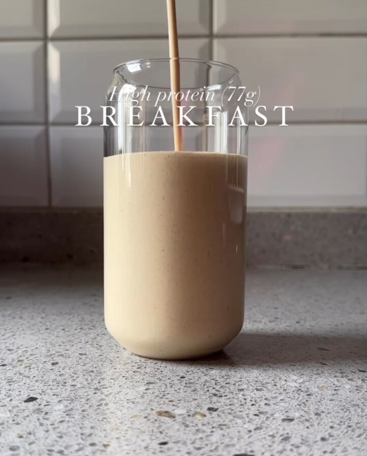 Secret to losing weight as a foodie - oat peanut butter smoothie recipe