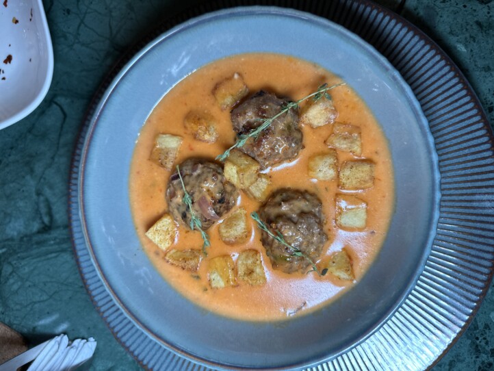 the-cliff-restaurant-lagos-grandma's meatballs with coconut cream